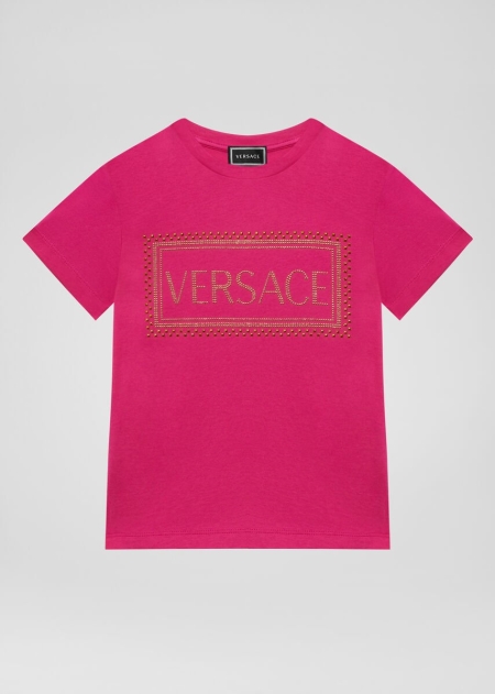 Tricouri Versace Studded 90s Vintage Logo Fete | ORYZQGI-27